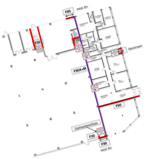 Feuerwehrplan SSC Mannke